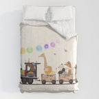 the rainbow train Comforter Gallery Image 6