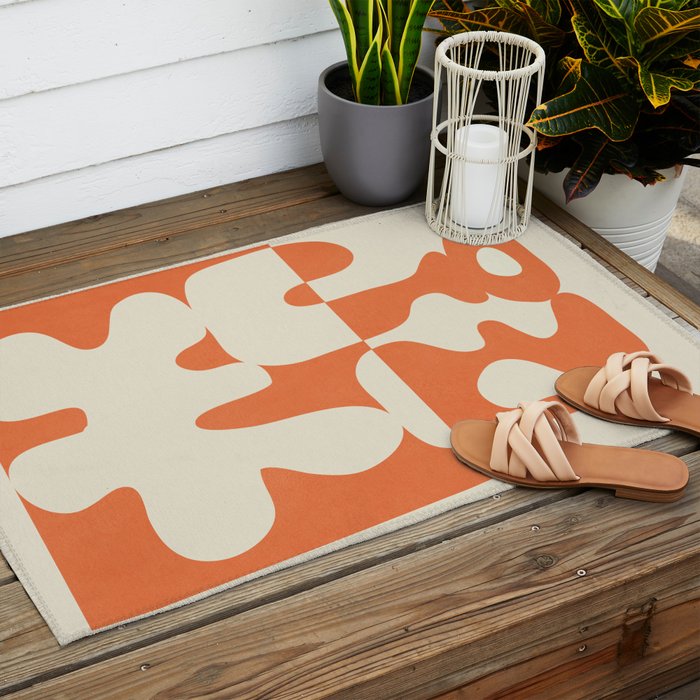 Duality in Motion 3 Outdoor Rug Gallery Image 2