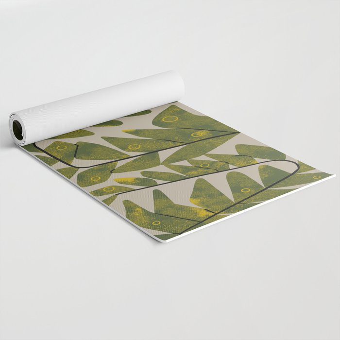 Snaky Fern Yoga Mat Gallery Image 2