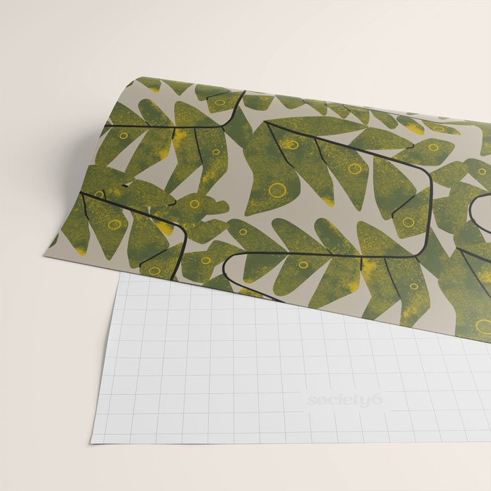 Snaky Fern Wrapping Paper Gallery Image 2