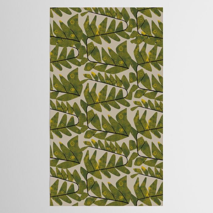 Snaky Fern Tablecloth Gallery Image 2