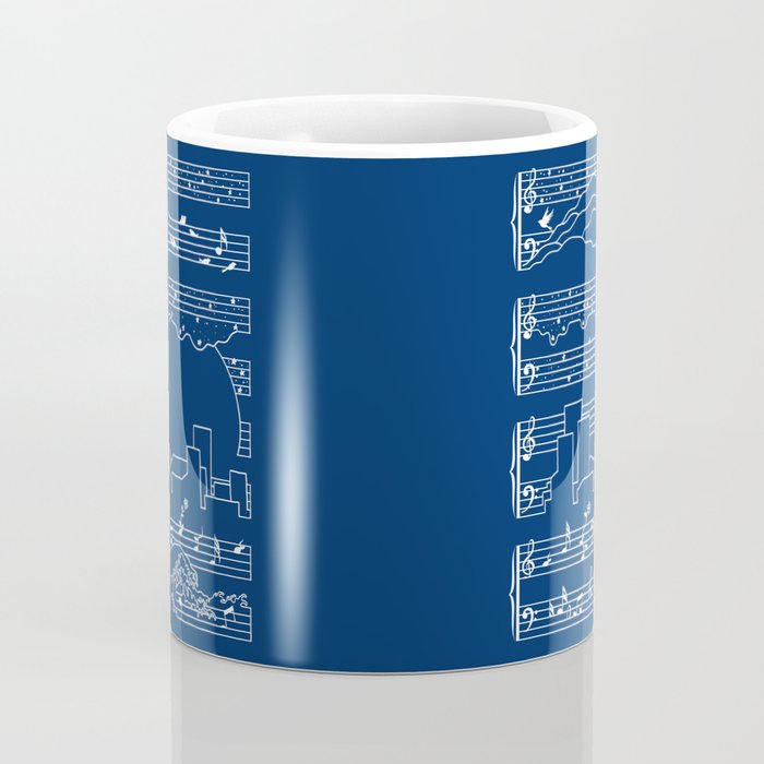 The Moonlight Sonata Blue Coffee Mug Gallery Image 4