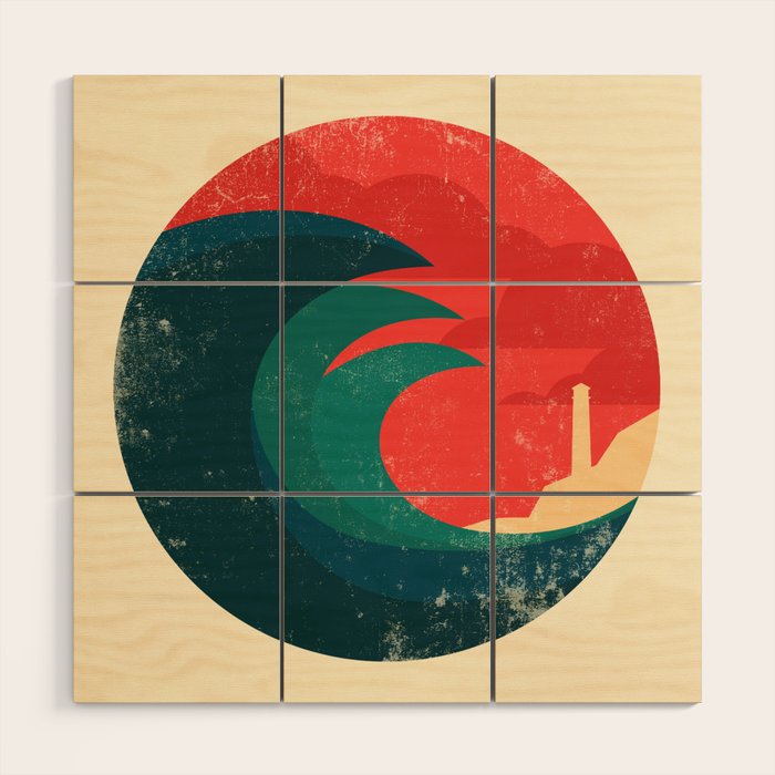 The wild ocean Wood Wall Art Gallery Image 1