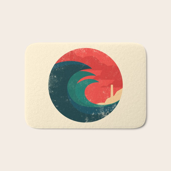The wild ocean Bath Mat Gallery Image 1