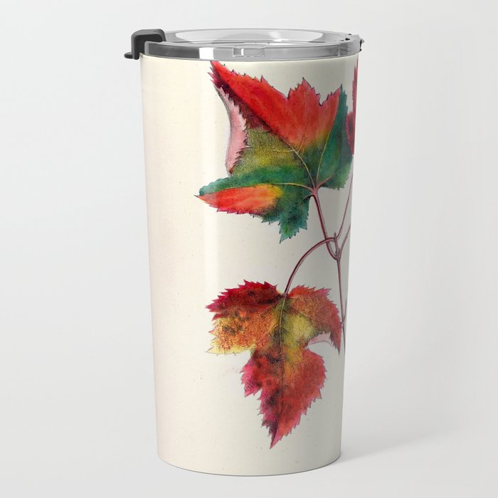 Red maple by Clarissa Munger Badger, 1859 (benefitting The Nature Conservancy) Travel Mug Gallery Image 3
