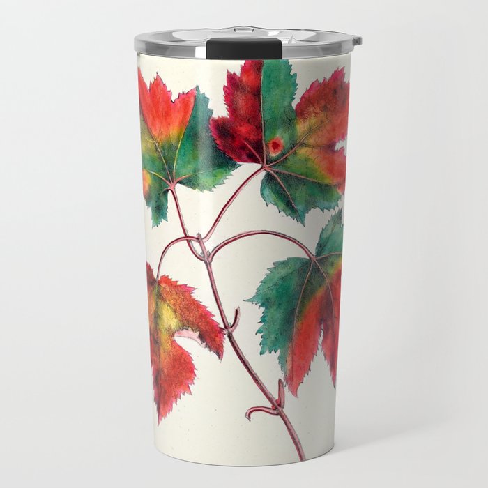 Red maple by Clarissa Munger Badger, 1859 (benefitting The Nature Conservancy) Travel Mug Gallery Image 1
