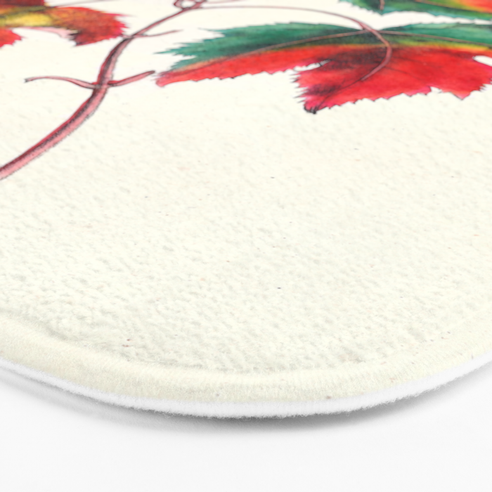 Red maple by Clarissa Munger Badger, 1859 (benefitting The Nature Conservancy) Bath Mat Gallery Image 3