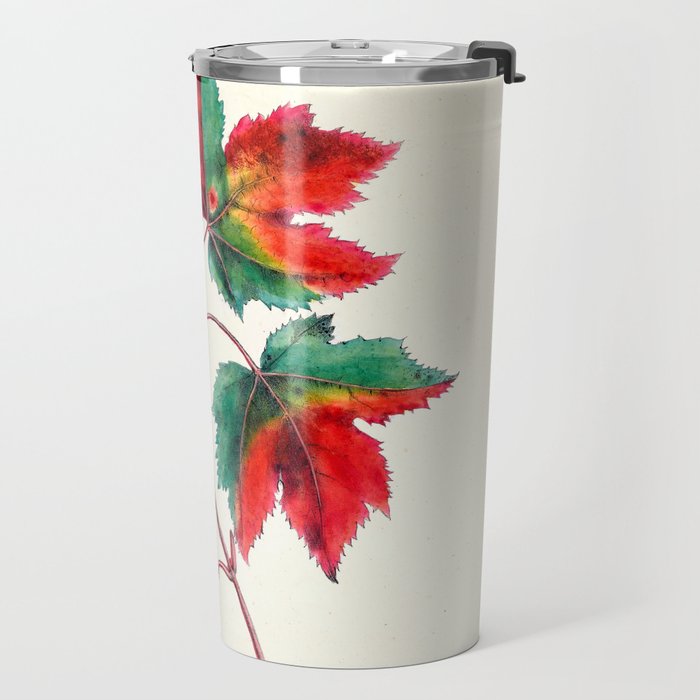 Red maple by Clarissa Munger Badger, 1859 (benefitting The Nature Conservancy) Travel Mug Gallery Image 2