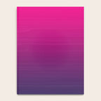 FUSCHIA pink to violet purple Gradient Ombre painted appearance Notebook Gallery Image 4