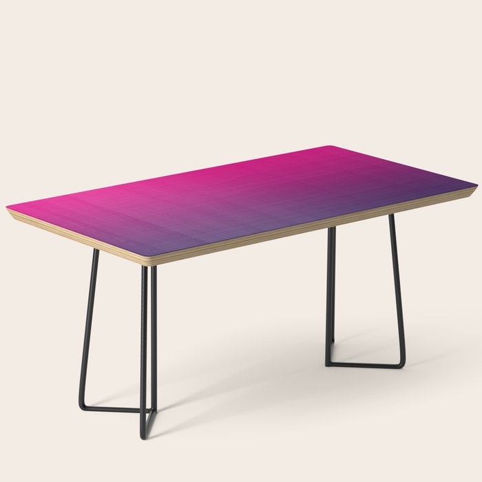 FUSCHIA pink to violet purple Gradient Ombre painted appearance Coffee Table Gallery Image 1