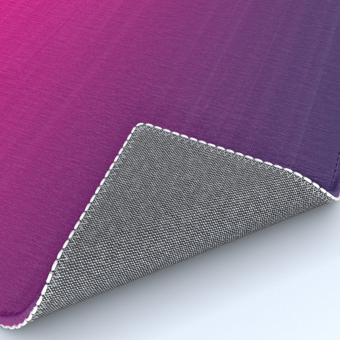 FUSCHIA pink to violet purple Gradient Ombre painted appearance Rug Gallery Image 4