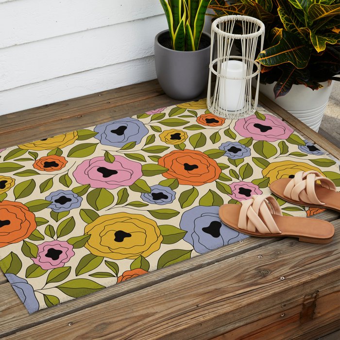 Summer Garden #15 Outdoor Rug Gallery Image 2