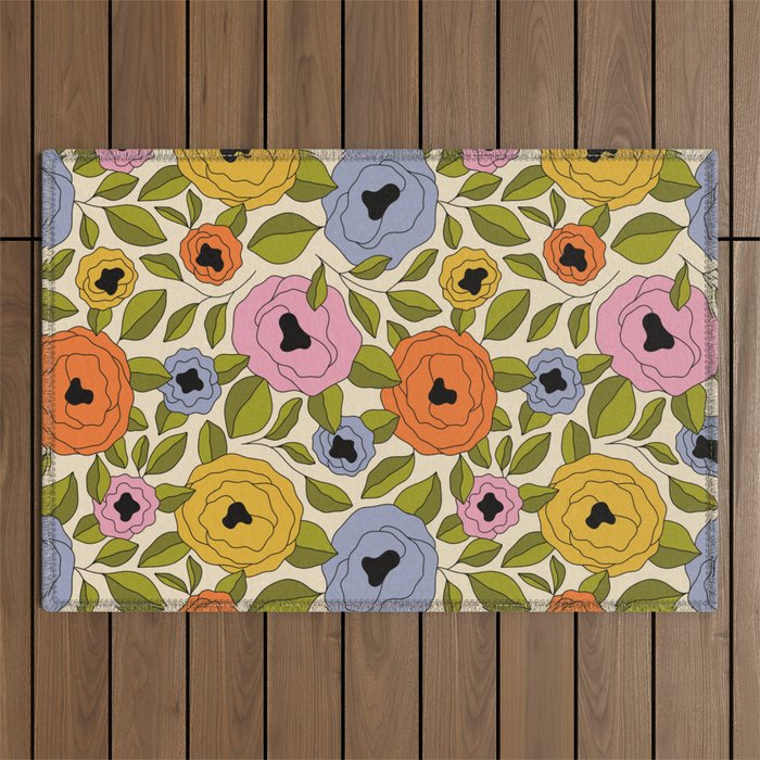Summer Garden #15 Outdoor Rug Gallery Image 1