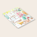 cheerful flower shop and a cat watercolor  Notebook Gallery Image 2