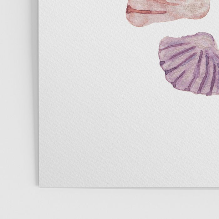 Watercolor Seashells Poster Gallery Image 3