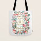 Little & Fierce Tote Bag Gallery Image 1