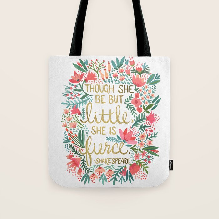 Little & Fierce Tote Bag Gallery Image 1