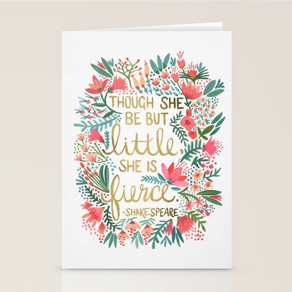 Little & Fierce Stationery Card Gallery Image 2