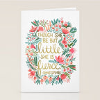 Little & Fierce Stationery Card Gallery Image 2
