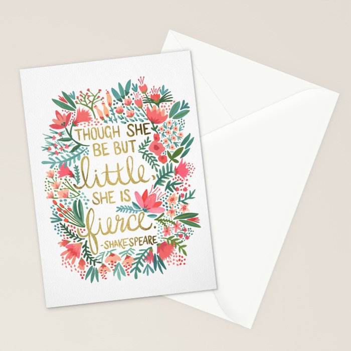 Little & Fierce Stationery Card Gallery Image 2