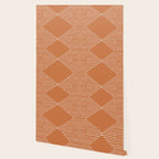 Geo (Terracotta Orange) Wallpaper Gallery Image 2