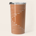 Geo (Terracotta Orange) Travel Mug Gallery Image 3