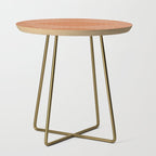 Geo (Terracotta Orange) Side Table Gallery Image 1