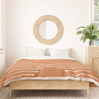 Geo (Terracotta Orange) Duvet Cover Gallery Image 3