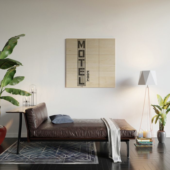 MOTEL Wood Wall Art Gallery Image 2