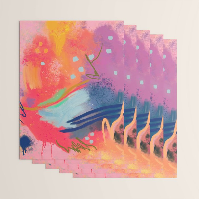 And the sea was dreaming  Wrapping Paper Gallery Image 3