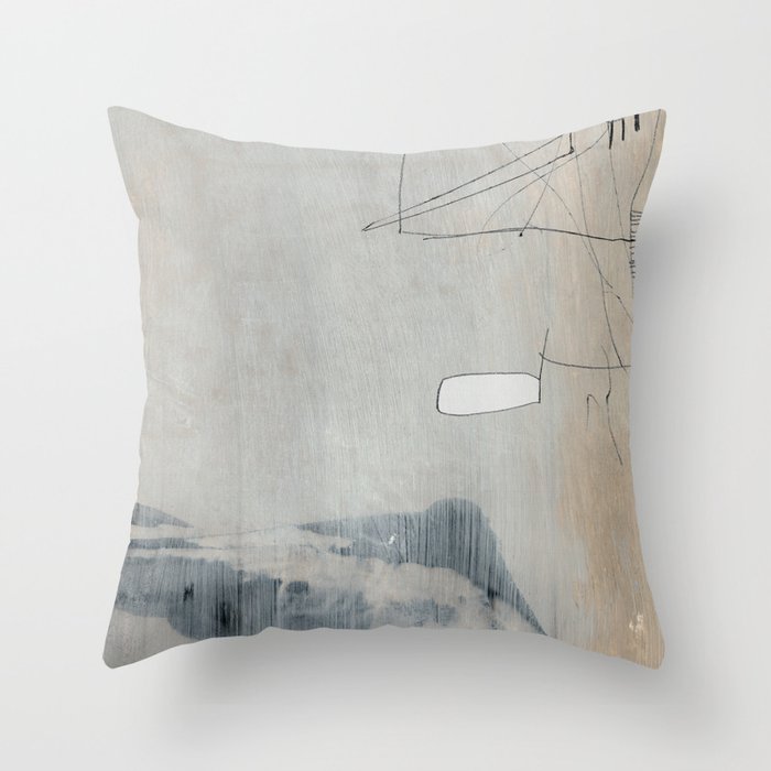 Summer Rain Throw Pillow Gallery Image 1