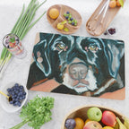 Daisy the Black Lab Dog Portrait Cutting Board Gallery Image 2