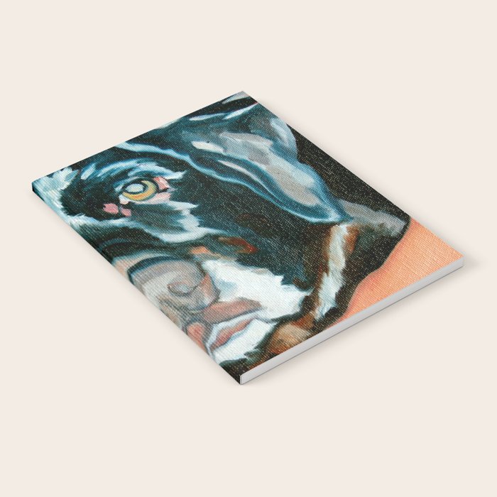 Daisy the Black Lab Dog Portrait Notebook Gallery Image 2