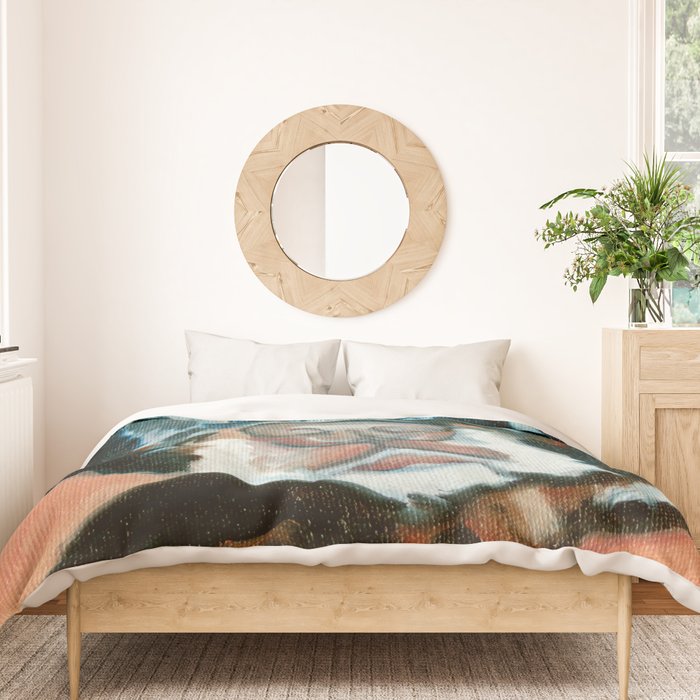 Daisy the Black Lab Dog Portrait Duvet Cover Gallery Image 3