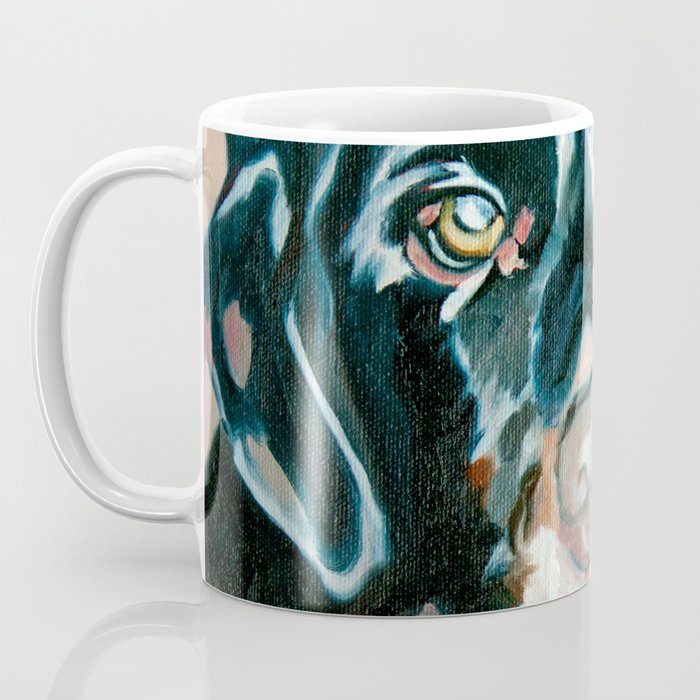 Daisy the Black Lab Dog Portrait Coffee Mug Gallery Image 3