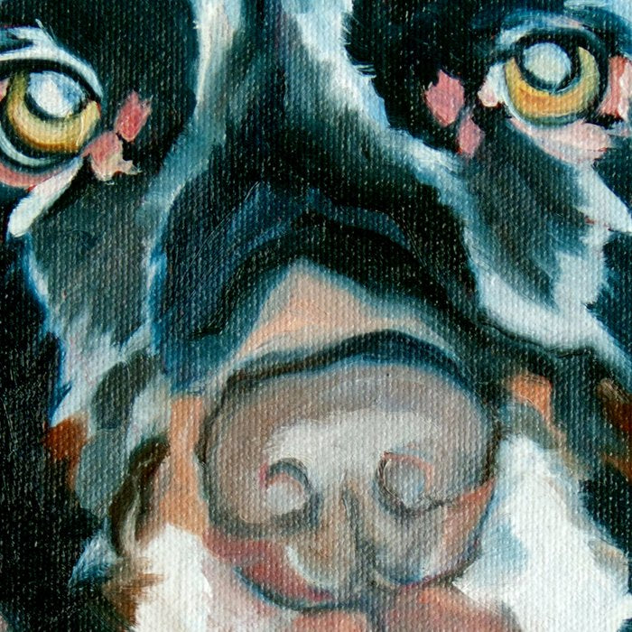 Daisy the Black Lab Dog Portrait Coffee Mug Gallery Image 2