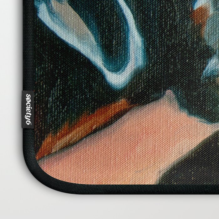 Daisy the Black Lab Dog Portrait Laptop Sleeve Gallery Image 3