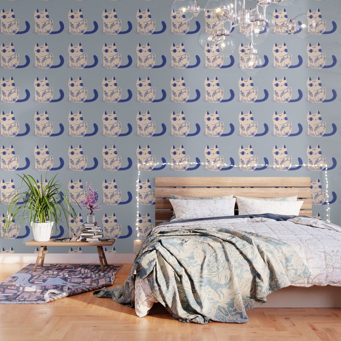 Delft Pottery Cat Butt Wallpaper Gallery Image 3