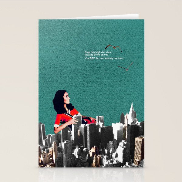 High Rise View Stationery Card Gallery Image 1