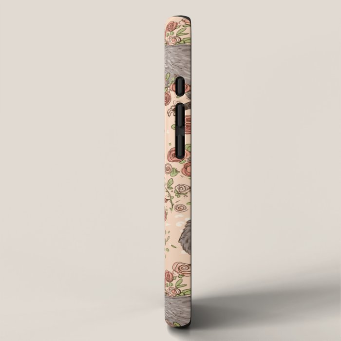 Opossum and Roses iPhone Case Gallery Image 2