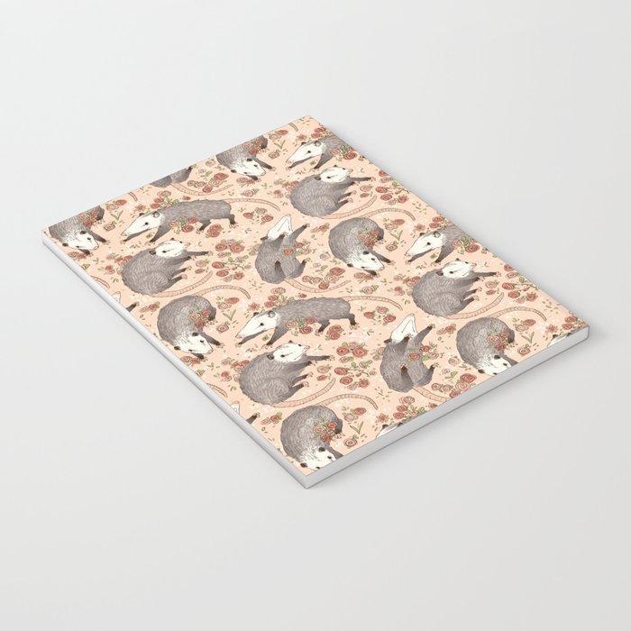 Opossum and Roses Notebook Gallery Image 3