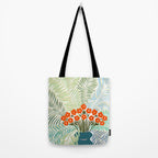 Palm tree leaf Bouquet  Tote Bag Gallery Image 2