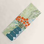 Palm tree leaf Bouquet  Yoga Mat Gallery Image 1