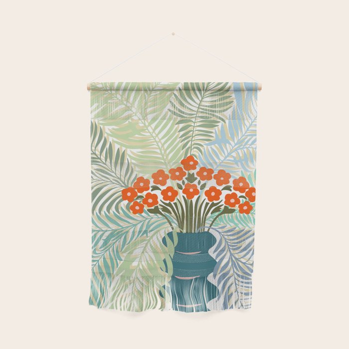Palm tree leaf Bouquet  Wall Hanging Gallery Image 1