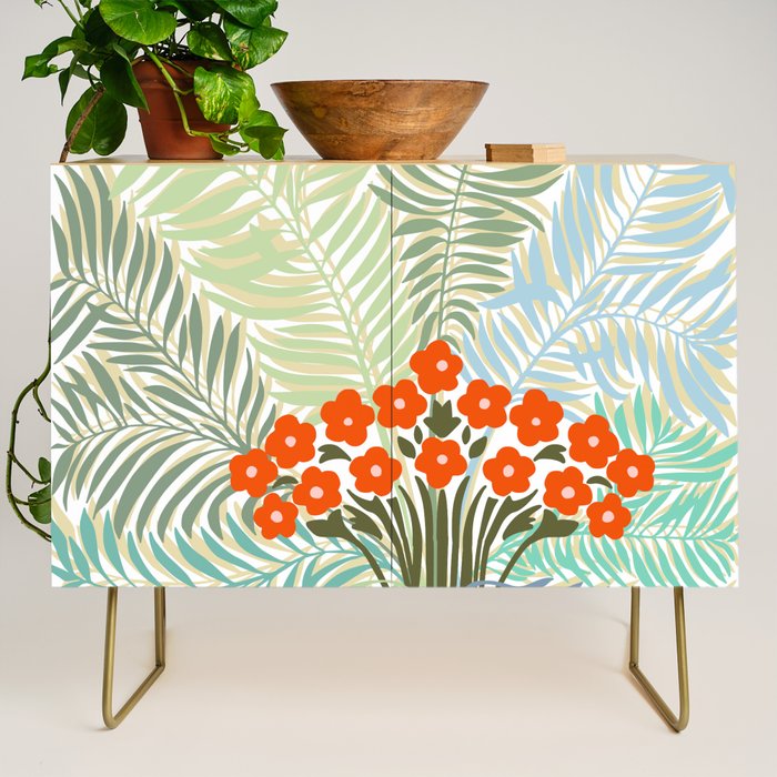 Palm tree leaf Bouquet  Credenza Gallery Image 1