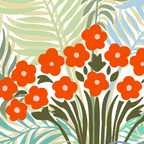 Palm tree leaf Bouquet  Coffee Mug Gallery Image 2