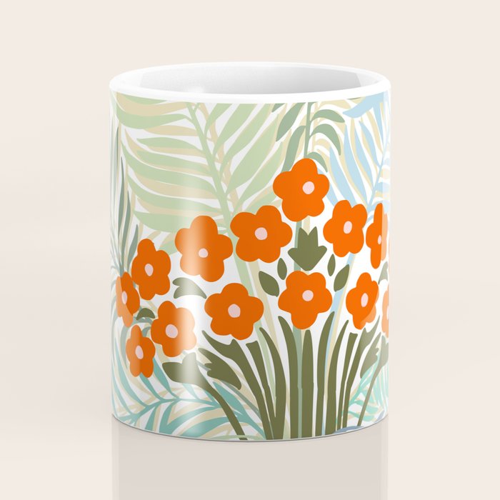Palm tree leaf Bouquet  Coffee Mug Gallery Image 4