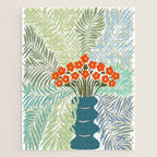 Palm tree leaf Bouquet  Jigsaw Puzzle Gallery Image 1