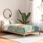 Palm tree leaf Bouquet  Comforter Gallery Image 2