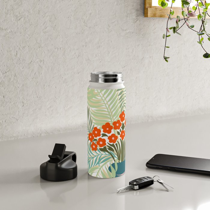 Palm tree leaf Bouquet  Water Bottle Gallery Image 5